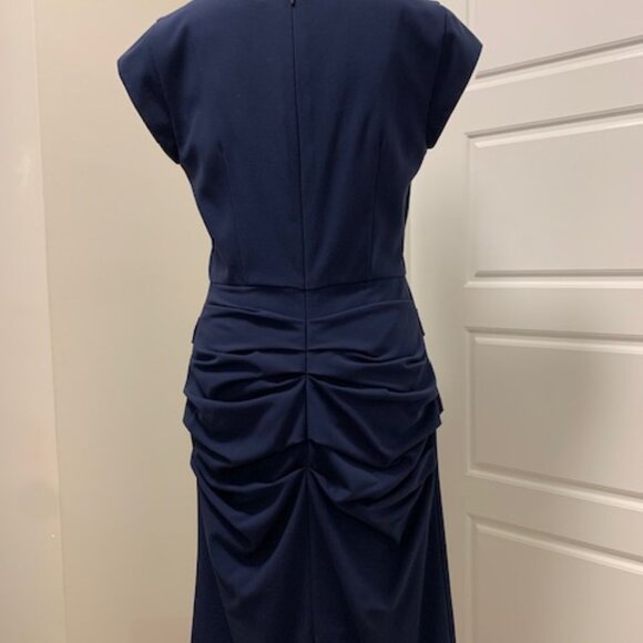 BCBGMaxazria Chic navy blue dress - Picture 3 of 8